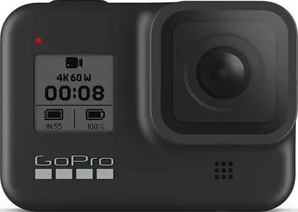 GoPro HERO8, Waterproof Action Camera with Touch Screen 4K Ultra HD Video 12MP Photos 1080p Live Streaming Stabilization - Black | HERO8