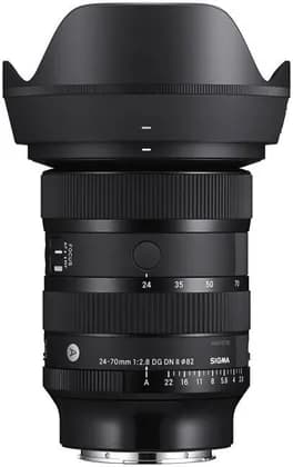 Sigma 24-70mm F2.8 DG DN II Camera Lense, Full-frame DG Sensor Format, 19 Elements in 15 Groups (6 FLD, 2 SLD, 5 Aspherical Elements) Lens Construction, 11 Rounded Diaphragm | 57A965