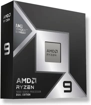 AMD Ryzen 9 9950X3D2 Dual Edition AM5 Desktop Processor, 16 Cores & 32 Threads, Up to 5.6 GHz Max Boost Clock, Integrated AMD Radeon Graphics, 256 Max Memory | 100-100001978WOF