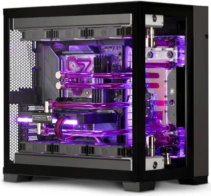 Arctic Fury Gaming PC - AMD Ryzen 7 9800X3D 8 Cores 16 Threads, NVIDIA RTX 5080 16GB, 64GB DDR5 RAM 6000MHz, 1TB SSD Gen5, 1000W Gold PSU, Custom Water Cooled, Wi-Fi + BT