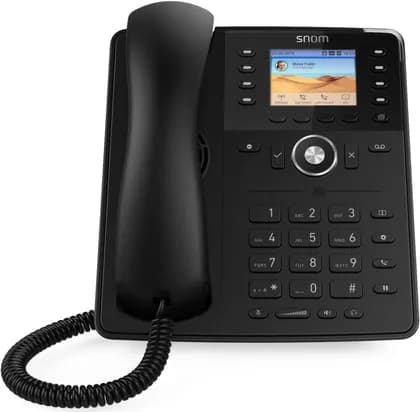 Snom D735 SIP Color Desk Phone, 2.8″ TFT Display with Motion Sensor, 32 Programmable LED Keys, PoE, USB, Gigabit Ethernet & HD Audio | D735