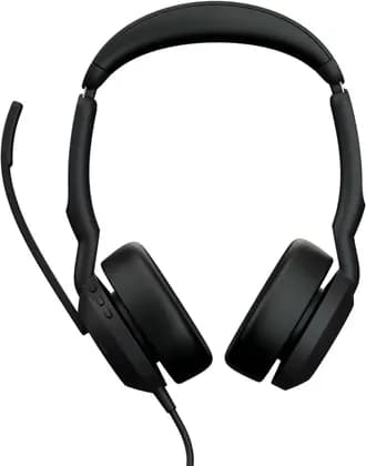 Jabra Evolve2 50 UC Stereo Wired Headset, 28mm Speaker Size, Active Noise-Cancellation, Noise-Cancelling Microphone Technology, USB-C / A Connectivity, Black | 25089-989-799