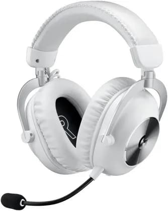 Logitech G PRO X 2 LIGHTSPEED Wireless Gaming Headset, Detachable Boom Mic, Bluetooth/USB/3.5mm Aux, for PC, PS5, PS4, Nintendo Switch White | 981-001270 / 981-001269