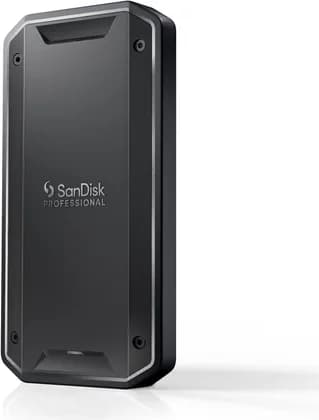 SANDISK Professional 4TB PRO-G40 SSD, Up to 3000MB/s, Thunderbolt 3 (40Gbps), USB-C (10Gbps), IP68 dust/Water Resistance, External Solid State Drive, Black | SDPS31H-002T-GBCND