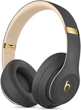 Beats Studio3 Wireless Bluetooth Headphones, Foldable, Adaptive Noise Canceling, Cushioned Earcups, Built-In Mic, Integrated Controls for Siri, Up to 22 Hours of Battery Life, Shadow Gray | MXJ92LL/A
