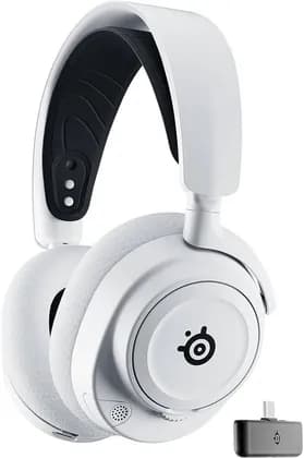 SteelSeries Arctis Nova 7X Wireless Multi System Gaming & Mobile Headset, Nova Acoustic System, 2.4GHz+Bluetooth, 38Hr Battery, ClearCast Gen2 Mic, For Xbox Series X|S, PC, PS5, White | 61567