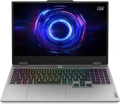 Lenovo LOQ 15IRX10 Gaming Laptop, 15.6" FHD IPS Display, Intel Core i7-14700HX, 24GB RAM, 512GB SSD, GeForce RTX 5060 8GB GPU, English Keyboard, No OS, Luna Grey | 83JE009WPS