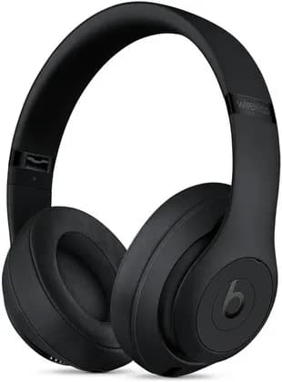 Beats Studio3 Wireless Bluetooth Headphones, Adaptive Noise Canceling, Built-In Mic for Taking Calls, Up to 22H of Battery Life with ANC, Integrated Controls for Siri,, Matte Black | MX3X2LL/A