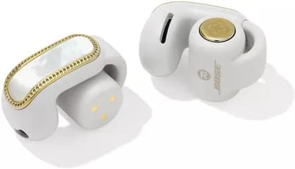 Bose x Kendra Scott Ultra Open True Wireless Earbuds, Immersive Spatial Audio, Auto-Volume Function, Up to 27 Hours of Playback, IPX4 Water Resistance, Bluetooth 5.3, Mother of Pearl | 900159-0030