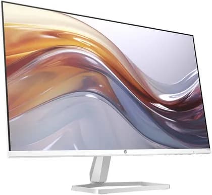 HP Series 5 527SA Monitor, 27" FHD IPS Display, 100Hz Refresh Rate, 5ms (GtG W/ Overdrive) Response Time, 2x 2W Speaker, Tilt Adjustable, 3-Sided Micro-Edge Bezel, White/Silver | 94F48AA#ABB