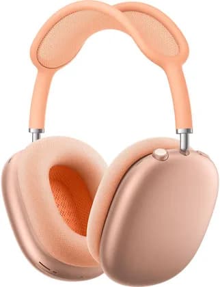 Apple AirPods Max 2 Wireless Over-Ear Headphones, Active Noise Cancellation, Spatial Audio, H2 Chip, Bluetooth 5.3, Orange | MHWN4AM/A