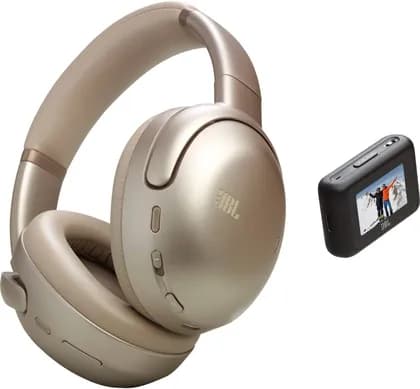 JBL Tour One M3 Smart Tx Over-Ear Headphone, 40mm Drivers, 8-Mic True Adaptive Noise Cancelling, 4 x Adaptive Beamforming Mics, BT 5.3 w/ LE, Up to 70 Hours of Music Playback, Mocha | JBLTOM3AVILTTAM