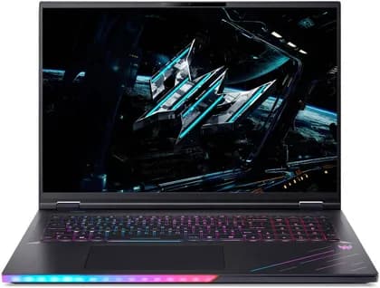 Acer Predator Helios 18 AI Gaming Laptop, 18" WQUXGA IPS 120Hz Display, Intel Core Ultra 9 275HX, 192GB RAM, 3TB SSD, GeForce RTX 5090 24GB GPU, English-Arabic K/B, Win11Pro, Black | NH.QVWEM.001