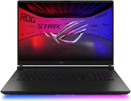 ASUS ROG Strix SCAR 18 Gaming Laptop, 18" WQXGA 240Hz HDR Display, Intel Core Ultra 9 275HX, 64GB RAM, 4TB SSD, NVIDIA RTX 5090 24GB, English-Arabic KB, Win 11, Off Black | 90NR0LF1-M001W0