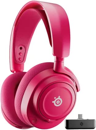 SteelSeries Arctis Nova 7X Gen 2 Wireless Gaming Headphones, Xbox Edition, Neodymium Magnetic Drivers, 360° Spatial Audio, Noise Rejecting Mic, 50h Battery Life, Magenta | 61760
