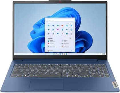 Lenovo IdeaPad Slim 3 15AMN8 Laptop, 15.6" FHD IPS Display, AMD Ryzen 5 40, 8GB RAM, 256GB SSD, AMD Radeon 610M GPU, English Keyboard, Win11 Home, Abyss Blue | 82XQ012GUS