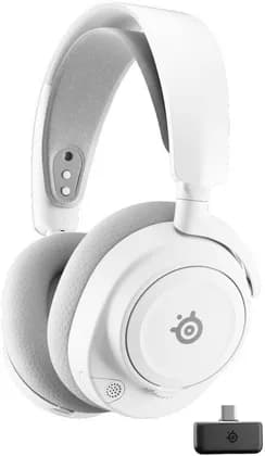 SteelSeries Arctis Nova 7P Gen 2 Wireless Gaming Headphones, Playstation Edition, Neodymium Magnetic Drivers, 360° Spatial Audio, Noise Rejecting Mic, 50h Battery Life, White | 61745