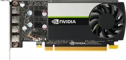 HP Nvidia Quadro T1000 GFX Graphics Card, 4GB 4Mdp GDDR6 Memory, 128 Bit Bus Width, PCIe 3.0 x16, 4xMini DisplayPort, Plug In Card | 20X22AA