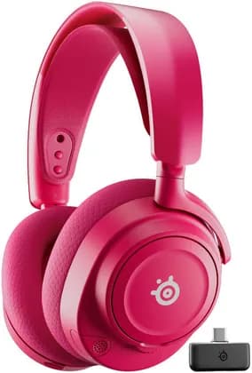 SteelSeries Arctis Nova 7 Gen 2 Wireless Gaming Headphones, Neodymium Magnetic Drivers, 360° Spatial Audio, Noise Rejecting Mic, 50h Battery Life, Magenta | 61732