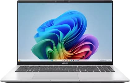 ASUS Vivobook 16 X1607QA Copilot+ Laptop, 16" WUXGA IPS Display, Snapdragon X X1 26 100, 16GB RAM, 1TB SSD, Qualcomm Adreno, Windows 11 Home, Cool Silver | 90NB15Z2-M007H0