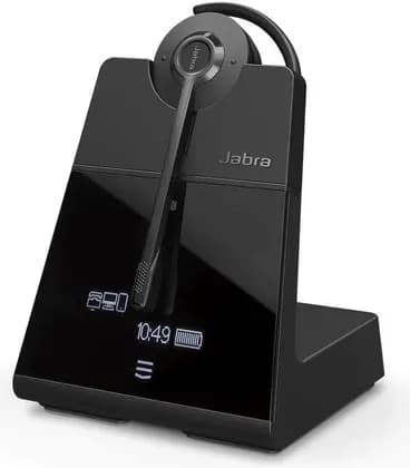 Jabra Engage 65 SE Mono Convertible Headset, 40Hz-16kHz Frequency, Up To 5 Devices, Noise-Cancelling Microphones, Busylight, Up To 150 Meters/490 Feet Range, Black | 9655-553-111