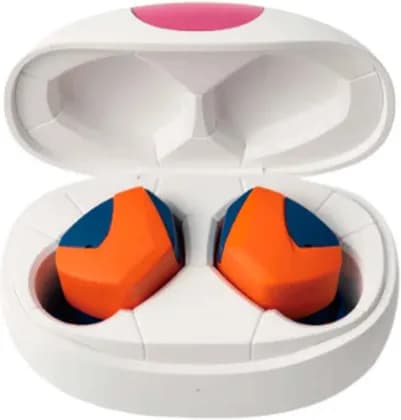Final Audio Goku Earphone, Dynamic Drivers, Authentic Voice Prompts, Bluetooth 5.2 with aptX, SBC & AAC, Qualcomm QCC3040 Chipset, Up to 5.5 Hours Playtime, Orange/Blue | Goku