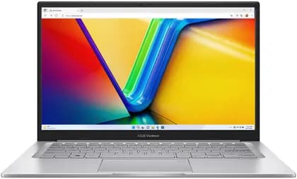 ASUS Vivobook 14 X1404VAP Laptop, 14" FHD IPS Display, Intel Core 7 150U, 16GB RAM, 1TB SSD, Intel Graphics, English-Arabic Keyboard, Windows 11 Home, Cool Silver | 90NB13U2-M00TA0