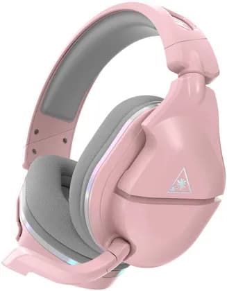 Turtle Beach Stealth 600 Gen 2 MAX Gaming Headphones, 50mm with Neodymium Magnets, Fabric with Foam Cushioning, Flip-Up Omni-Directional, Lag-Free Wireless, Pink | 63059