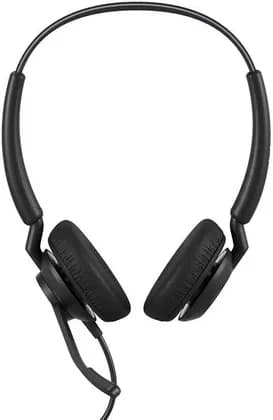 Jabra Engage 40 UC Wired Stereo Headset, 20mm Speaker Size, 2x MEMS Microphones, Noise-Isolating Fit, Jabra SafeTone 2.0, PeakStop 105, USB-A / C Connectivity, Black | 4099-419-269