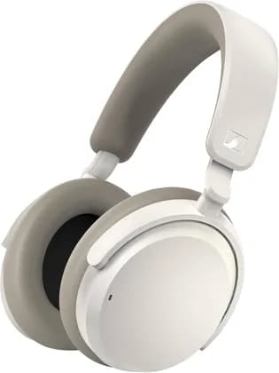 Sennheiser ACCENTUM Wireless Headphones, 37mm Dynamic Diameter, Bluetooth 5.2 Connectivity, Hybrid ANC, 2 Beamforming Mics Pick-Up Pattern, 800 mAh Battery, White | 700175