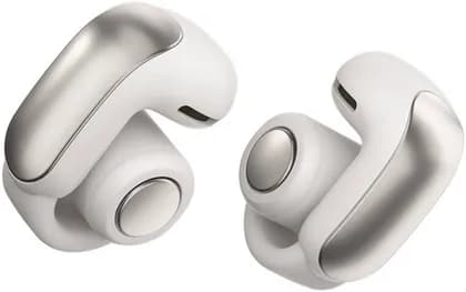 Bose Ultra Open Earbuds with OpenAudio Technology, Open Ear Wireless Earbuds, Bluetooth v5.3 Connectivity, Up to 48 Hours of Battery Life, IPX4 Rated Protection, White Smoke | 881046-0020