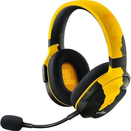 Razer Barracuda X Wireless Gaming Headset, PUBG Edition, Bluetooth 5.2, Type-C Wireless Connectivity, Detachable HyperClear Cardioid, Unidirectional Pick-Up Pattern, Black/Yellow | RZ04-04430500-R3M1