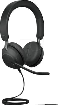 Jabra Evolve2 40, USB-C, UC Stereo, 3-Microphone Call, Noise-Isolating Design, Busylight Visible, Black | 24089-989-899