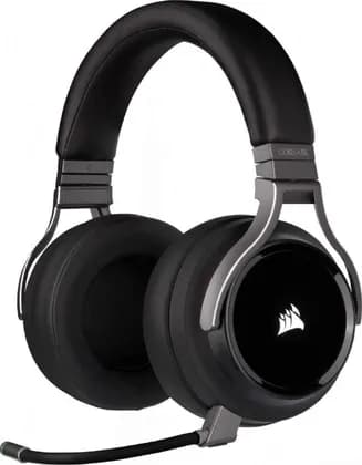 Corsair Virtuoso RGB Wireless Gaming Headset, High-Fidelity 7.1 Surround Sound, Memory Foam Earcups, 20 Hour Battery Life - Carbon | CA-9011185-NA