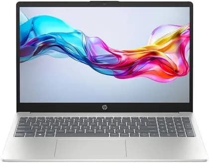 HP 15-fd0458nia Laptop, 15.6" FHD Display, Intel Core i7-1255U, 8GB RAM, 512GB SSD, Intel Iris Xe Graphics, English Keyboard, No OS, Natural Silver | B02XHEA#BH5