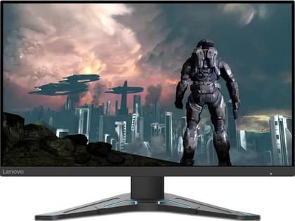 Lenovo G24-20 Gaming Monitor, 24" IPS Display, FHD Resolution, Up to 165Hz (OC) Refresh Rate, 0.5ms (MPRT) Response Time, AMD FreeSync Premium Technology, 16.7m Color Display, Black | 66CFGAC1AE
