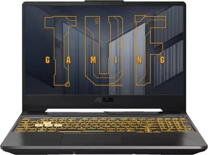 ASUS TUF Gaming A15 FA506NCG Laptop, 15.6" FHD IPS 144Hz Display, AMD Ryzen 7 7445HS, 16GB RAM, 512GB SSD, GeForce RTX 3050 4GB GPU, English-Arabic K/B, Win11, Graphics Black | 90NR0JF7-M00H60
