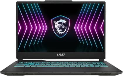 MSI Cyborg 15 A2RVE Gaming Laptop, 15.6" FHD IPS 144Hz Display, Intel Core 7 240H, 16GB RAM, 512GB SSD, GeForce RTX 4050 6GB, English-Arabic K/B, Win11, Translucent Black | 9S7-15K111-2030