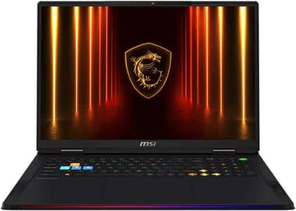 MSI Raider 18 HX AI A2XWJG Gaming Laptop, 18" UHD+ MiniLED 120Hz Display, Intel Core Ultra 9 275HX, 32GB RAM, 1TB SSD, GeForce RTX 5090 24GB, English - Arabic KB, Win11, Cosmos Gray | 9S7-17S372-098
