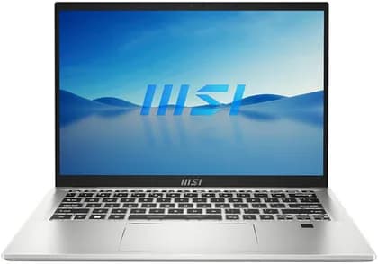 MSI Prestige 14 Evo B13M Laptop, 14" FHD+ IPS Display, Intel Core i5-13420H, 8GB RAM, 512GB SSD, Intel Iris Xe Graphics, English-Arabic Keyboard, Windows 11 Home, Urban Silver | 9S7-14F122-620