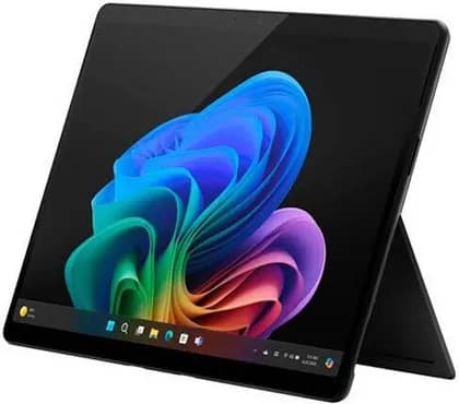 Microsoft Copilot+ PC Surface Pro Tablet, 13" OLED PixelSense Flow Touch 120Hz Display, Qualcomm Snapdragon X Elite, 16GB RAM, 1TB SSD, Qualcomm Adreno GPU, Windows 11, Black | ZIP-00025