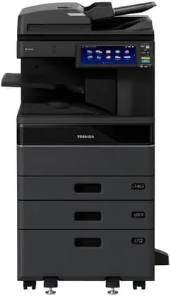 Toshiba e-STUDIO2520AC Multifunction Printer, 25ppm/12ppm Print & Copy Speed, 10.1" Multi-Touch Colour Panel, 350-2900 Paper Capacity, Bluetooth, WiFi Direct, Black | E-STUDIO2520AC
