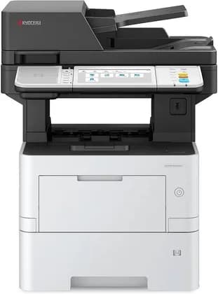 Kyocera Ecosys MA4500ix Mono MFP Laser Printer, Double-Sided Print, Copy & Scan, Up to 45 PPM & 22.5 PPM Duplex Print Speed, Up to 60 IPM Scan Speed, Max 2600 Sheets Capacity, White | MA4500ix