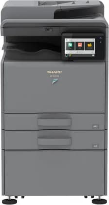 SHARP BP-22C25 Multifunctional Printer, Tiltable 7" Touch Control Panel, 25ppm Print Speed, Std 350 Max 1850 Sheets, Reversing Single Pass Feeder, Network, Print/Scan, Duplex, Gray | BP-22C25