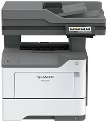SHARP MX-B468F Multifunctional Printer, 4.3" Tiltable Full Flat Colour LCD Touch Display, 1200x1200 DPI Resolution, 44 B/W PPM Print Speed, 2300 Max Paper Capacity, Gray | MX-B468F