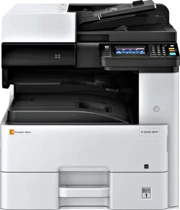 Triumph Adler P-2540i MFP Laser Printer, 250 Sheets A4 Paper Output, 1200 x 1200 Dpi Resolution, Max 25 A4 Pages/Min Copy Speed, Copy / Print / Scan, Fax (Optional), Single Tray, White | P-2540i-ST