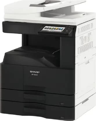 Sharp BP-30M28 7'' LCD Touchscreen Multi-Functional Printer, A3 Black & White Photocopier, Print/Scan/Fax/File, RAM 128GB, Standard 1100 Sheets Capacity, 28 B/W Ppm, 220 - 240V, Black White | BP-30M28