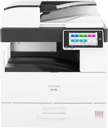 Ricoh IM 2702 A3 Black & White Multi-Function Laser Printer, Copy, Print, Scan, Optional Fax, 7" Colour Touch Operation Panel, 27 ppm Print Speed, 600 x 600 dpi Resolution, White | IM 2702