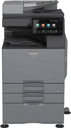 SHARP BP-50C31 A3 Color MFP Laser Printer, 31PPM Print Speed, Std 650 Max 6,300 Sheets Paper Capacity, 128 GB SSD, 1200 DPI, 10.1" Touch Panel, Smart Scanning, Gray | BP-50C31