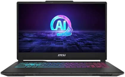 MSI CYBORG 15 AI A1VE Gaming Laptop, 15.6" FHD 144Hz IPS Display, Intel Core Ultra 7 155H, 16GB DDR5 RAM, 512GB SSD, NVIDIA RTX 4050 6GB, Backlit RGB ENG-ARB K/B, Win 11 Home, Black | 9S7-15K211-048